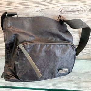 Kenneth Cole Reaction Metallic Gray Crossbody Bag